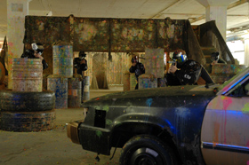 team building paintball